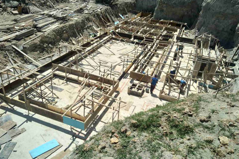 Design and construction of houses in Paros